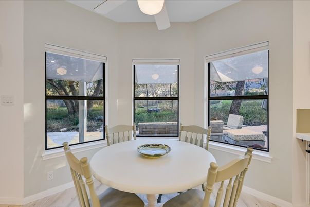 Dining room, Interior, Wood Texture Flooring