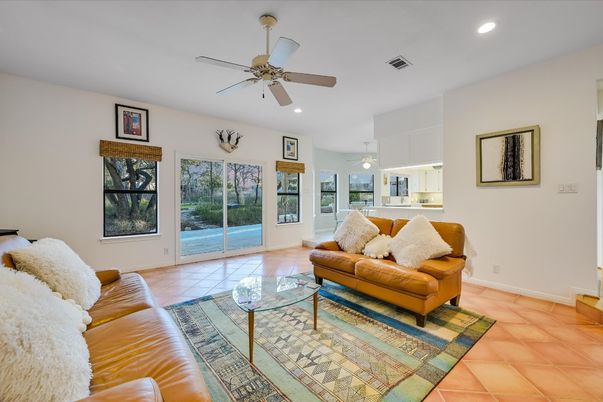 Interior, Living room, Recessed Lighting