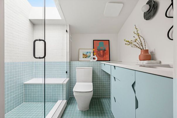 Bathroom, Glass Shower, Interior