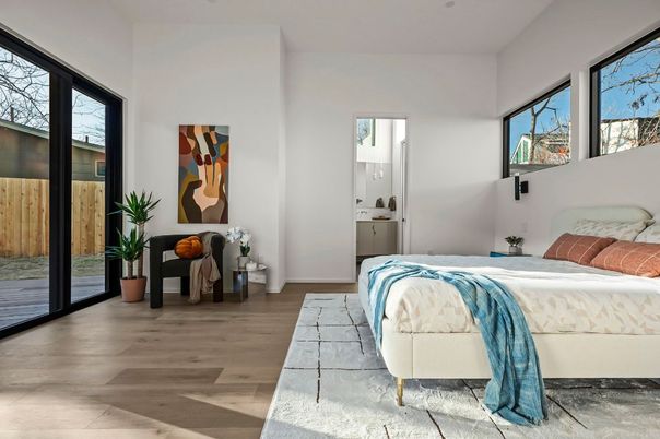 Bedroom, Interior, Wood Texture Flooring