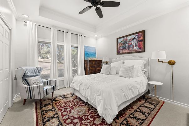 Bedroom, Interior, Recessed Lighting