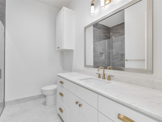 Bathroom, Glass Shower, Interior