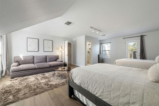 Bedroom, Interior, Wood Texture Flooring
