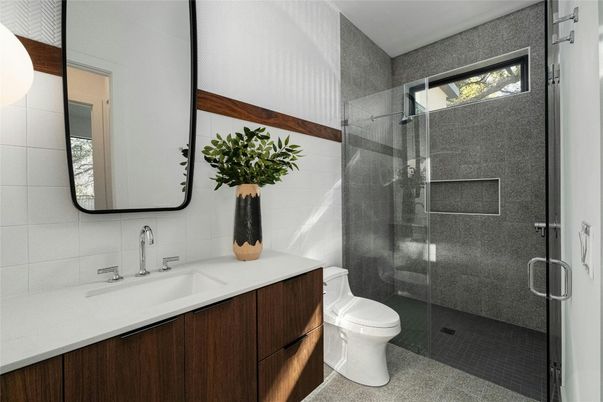 Bathroom, Glass Shower, Interior