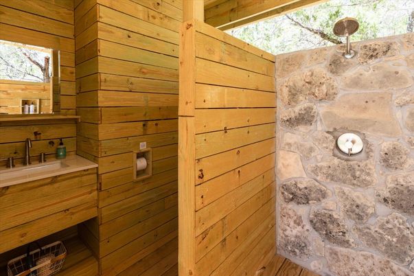Bathroom, Interior, Wooden Walls