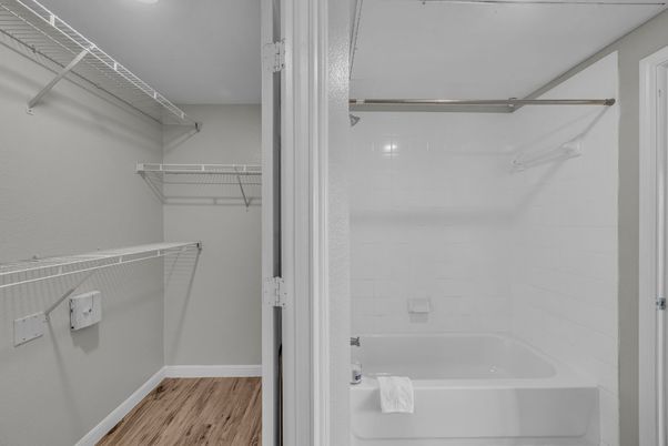 Bathroom, Interior, Wood Texture Flooring