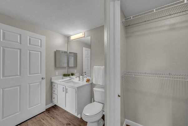Bathroom, Interior, Wood Texture Flooring