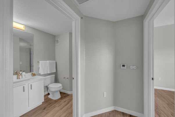 Bathroom, Interior, Wood Texture Flooring