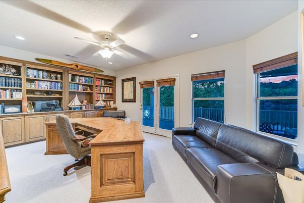 Home Office, Interior, Recessed Lighting