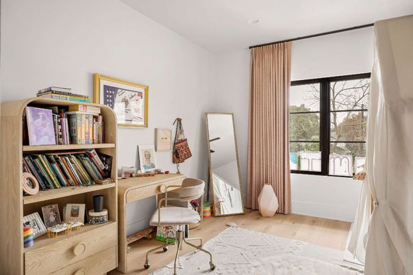 Home Office, Interior, Wood Texture Flooring