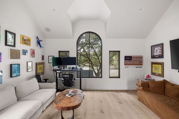 Home Office, Interior, Wood Texture Flooring