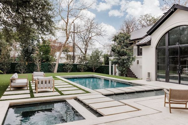 Exterior, Pool, Solar Panels