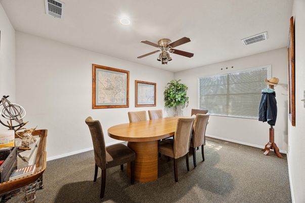 Dining room, Interior, Recessed Lighting