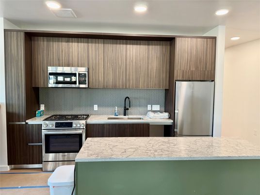 Interior, Kitchen, Recessed Lighting, Stainless Steel Appliances
