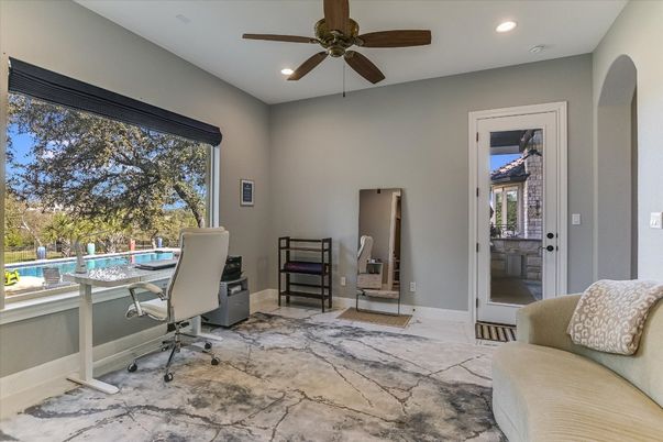 Home Office, Interior, Recessed Lighting