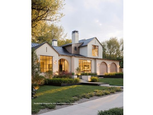 Backyard, Exterior, Facade, French Provincial