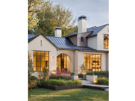 Backyard, Exterior, Facade, Spanish Mediterranean
