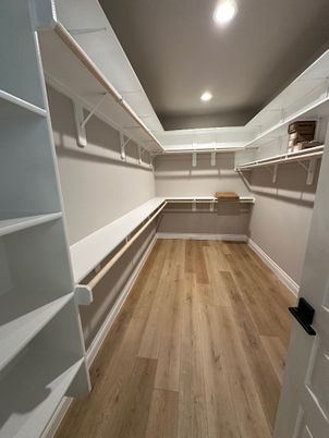 Interior, Recessed Lighting, Walk-in Closets, Wood Texture Flooring