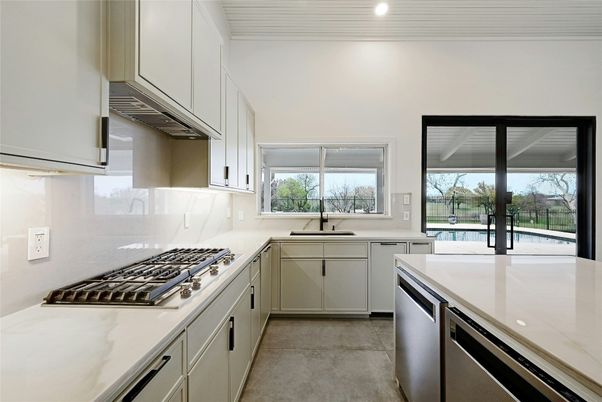 Interior, Kitchen, Recessed Lighting, Stainless Steel Appliances