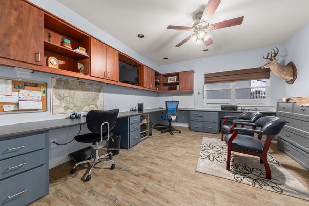 Home Office, Interior, Wood Texture Flooring