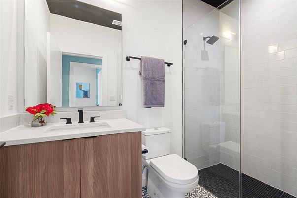 Bathroom, Glass Shower, Interior