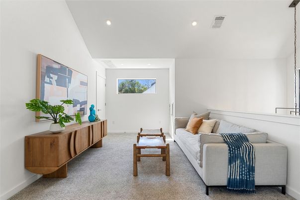 Interior, Living room, Recessed Lighting