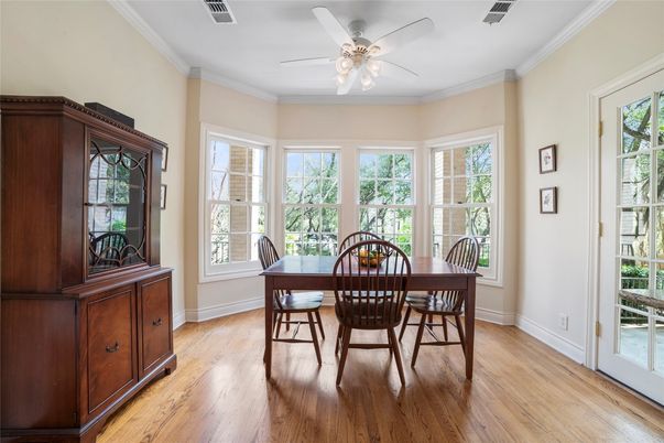 Dining room, Interior, Wood Texture Flooring