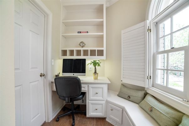 Home Office, Interior, Wood Texture Flooring