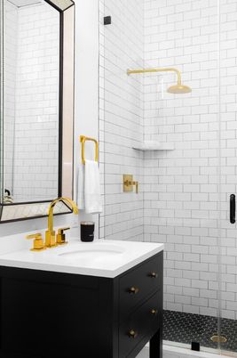 Bathroom, Glass Shower, Interior