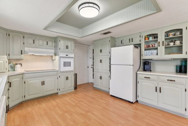 Interior, Kitchen, Wood Texture Flooring