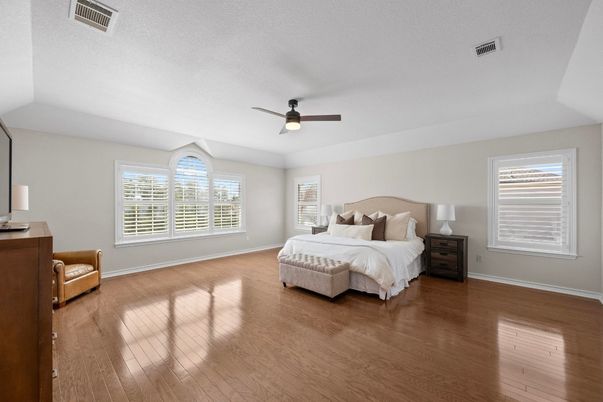 Bedroom, Interior, Wood Texture Flooring
