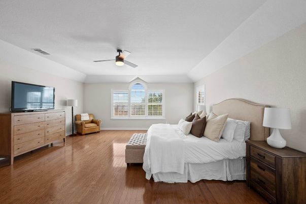 Bedroom, Interior, Wood Texture Flooring