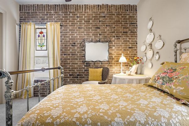 Bedroom, Interior, Stone Walls
