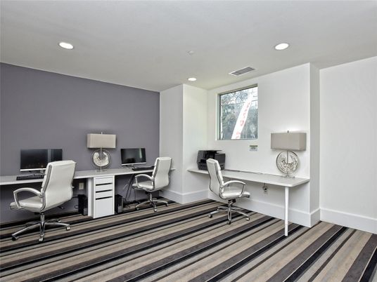 Home Office, Interior, Recessed Lighting