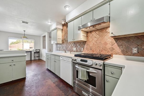 Interior, Kitchen, Pendant Lights, Stainless Steel Appliances