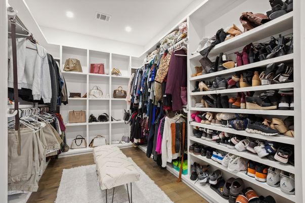 Interior, Recessed Lighting, Walk-in Closets, Wood Texture Flooring