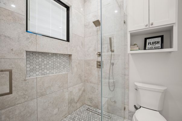 Bathroom, Glass Shower, Interior