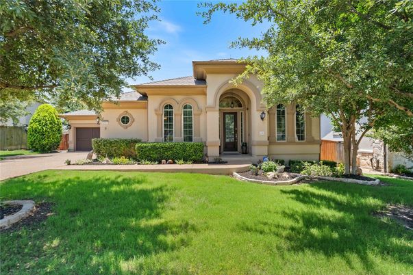 Attached, Backyard, Exterior, Facade, Mediterranean