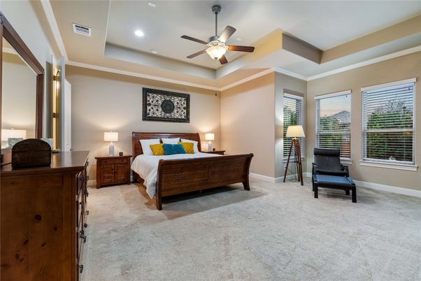 Bedroom, Interior, Recessed Lighting