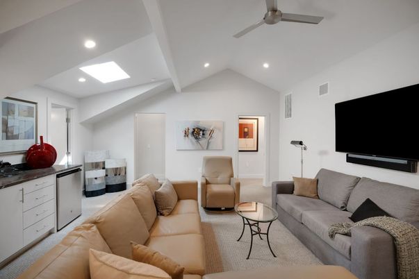 Interior, Living room, Recessed Lighting
