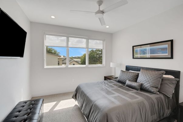 Bedroom, Interior, Recessed Lighting