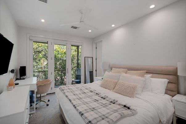 Bedroom, Home Office, Interior, Recessed Lighting
