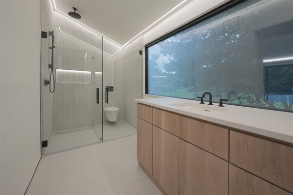 Bathroom, Glass Shower, Interior