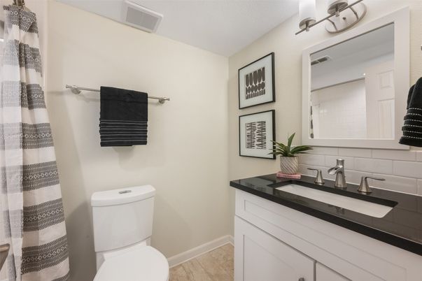 Bathroom, Interior, Wood Texture Flooring