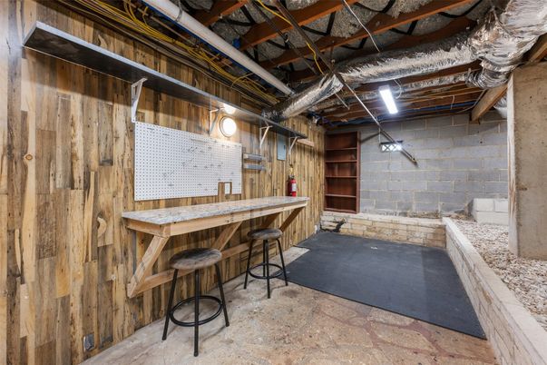 Interior, Stone Walls, Wooden Walls