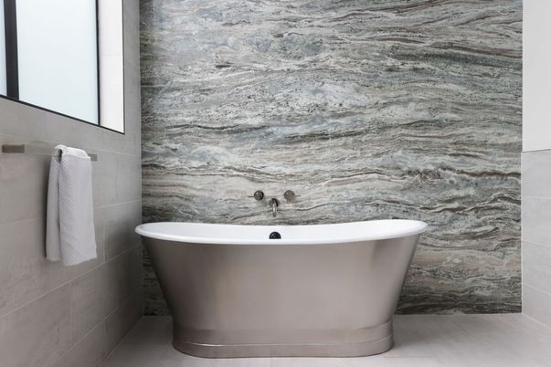 Bathroom, Free Standing Baths, Interior, Marble Walls