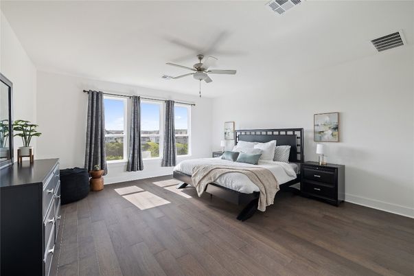 Bedroom, Interior, Wood Texture Flooring