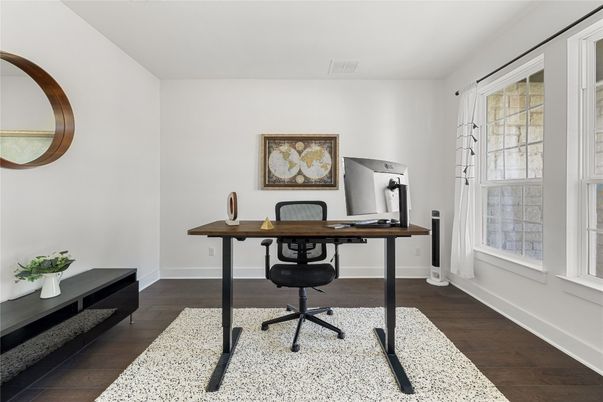 Home Office, Interior, Wood Texture Flooring