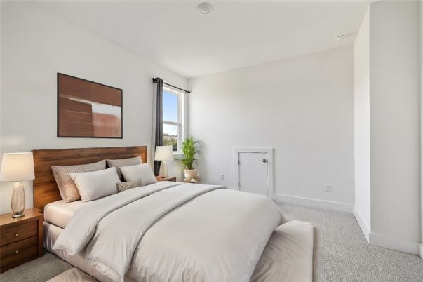 Bedroom, Interior, Recessed Lighting