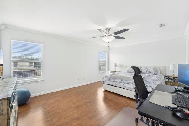 Bedroom, Home Office, Interior, Wood Texture Flooring